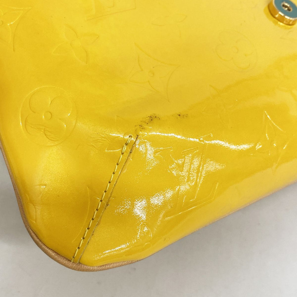Louis Vuitton Shoulder Bag Vernis Thompson Street Jaune — view 7
