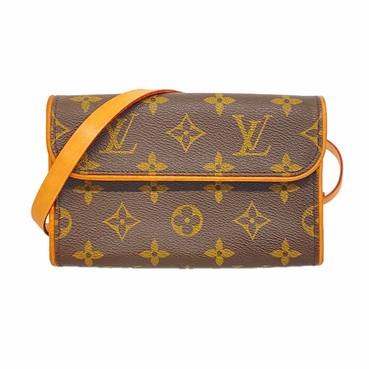 Louis Vuitton Waist Bag Monogram Pochette Florentine Brown