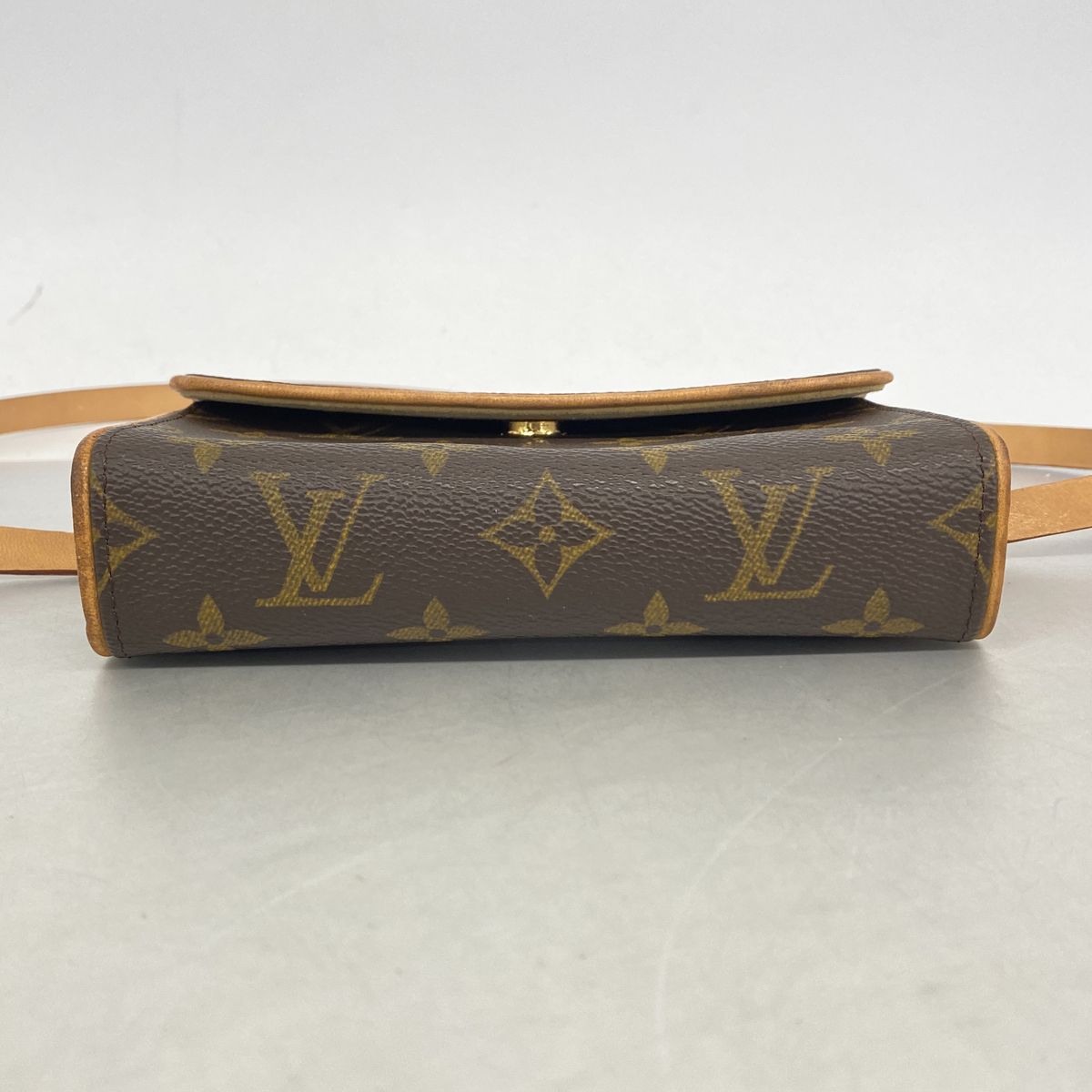 Louis Vuitton Waist Bag Monogram Pochette Florentine Brown — view 3