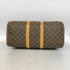 Louis Vuitton Boston Bag Monogram Keepall 45 Brown — view 3