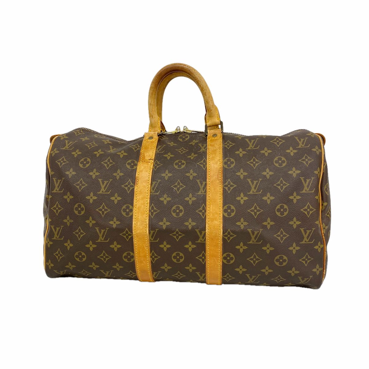Louis Vuitton Boston Bag Monogram Keepall 45 Brown