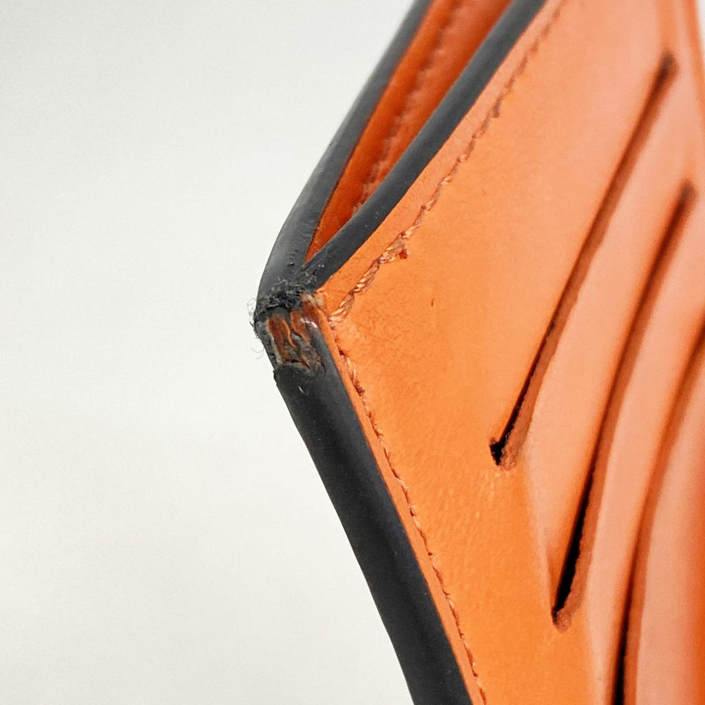 Louis Vuitton Monogram Eclipse Coin Card Holder Black Sunset Orange — view 5