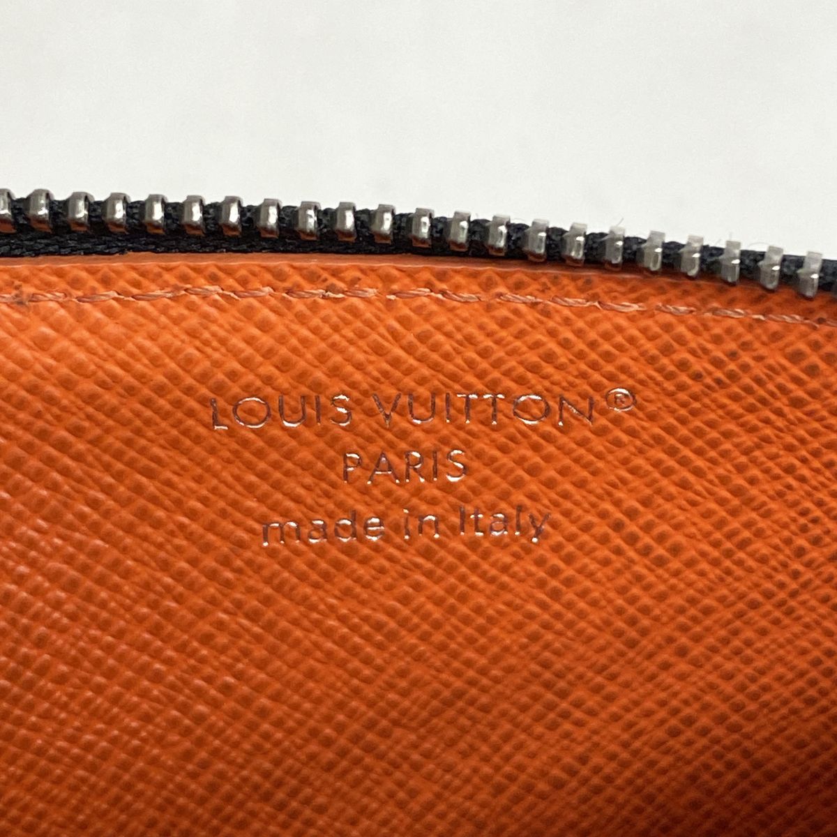 Louis Vuitton Monogram Eclipse Coin Card Holder Black Sunset Orange — view 4