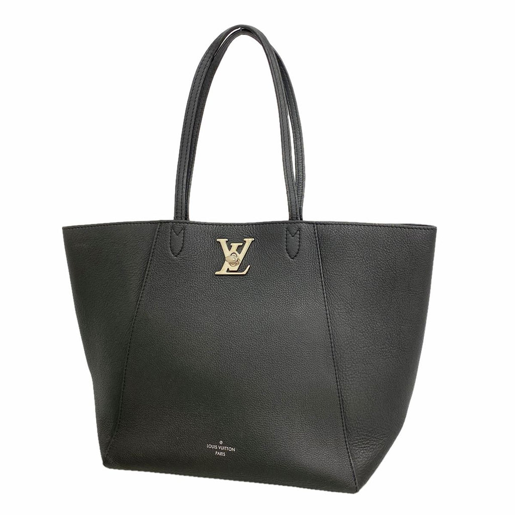 Louis Vuitton Tote Bag Taurillon Lockme Cabas Noir