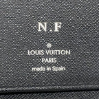Louis Vuitton Wallet Damier Graphite Zippy Vertical Black Gray Vintage — view 4