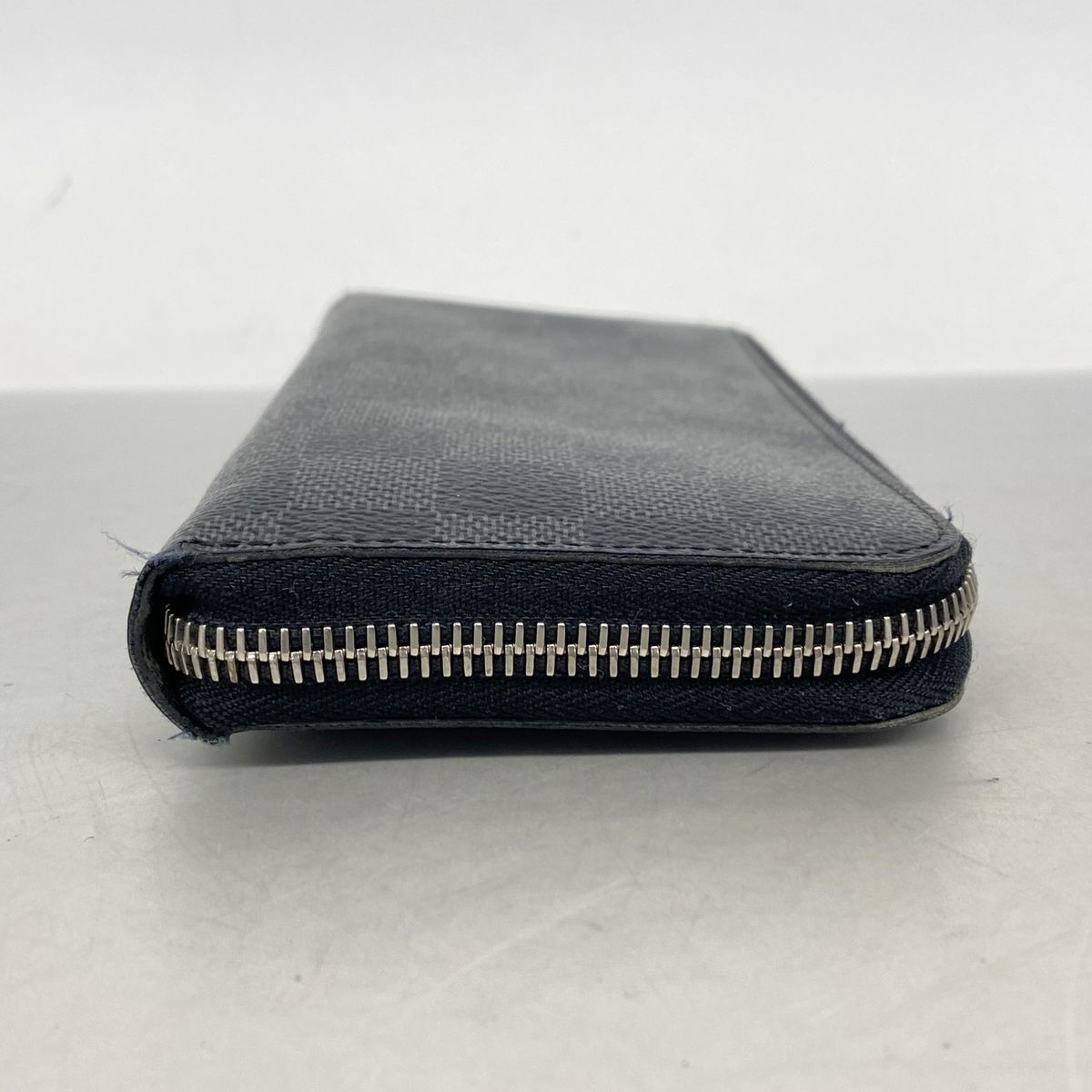Louis Vuitton Wallet Damier Graphite Zippy Vertical Black Gray Vintage — view 2