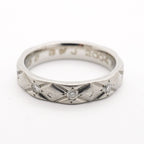 Chanel Ring Quilted Full Diamond Platinum — view 8