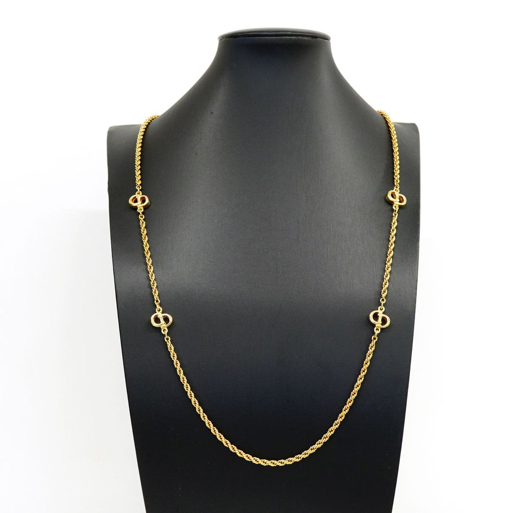 Dior Necklace CD Logo Gold Plated — view 8