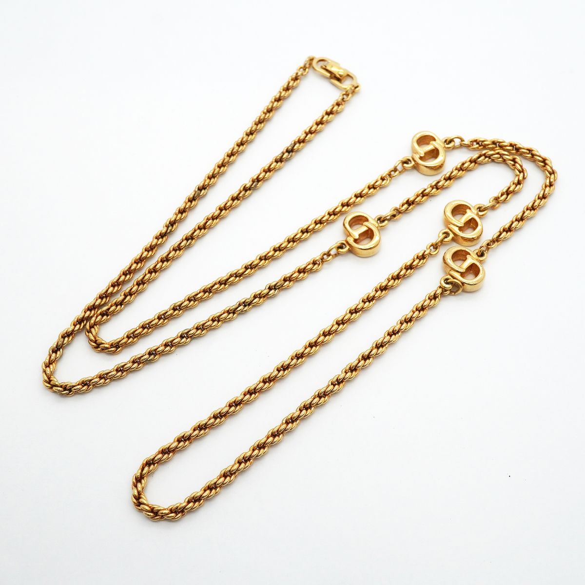 Dior Necklace CD Logo Gold Plated — view 3
