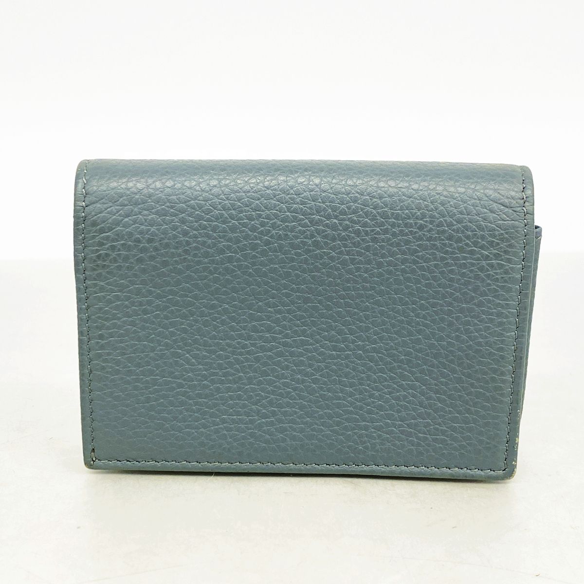 Dior Card Case Oblique Saddle Canvas Leather Gray Silver — view 7