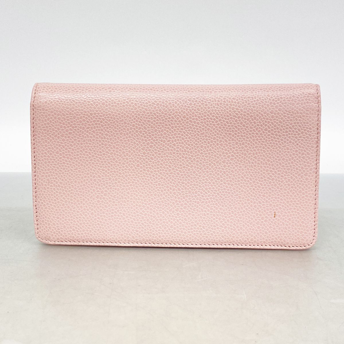 Chanel Wallet Caviar Leather Pink Silver — view 7