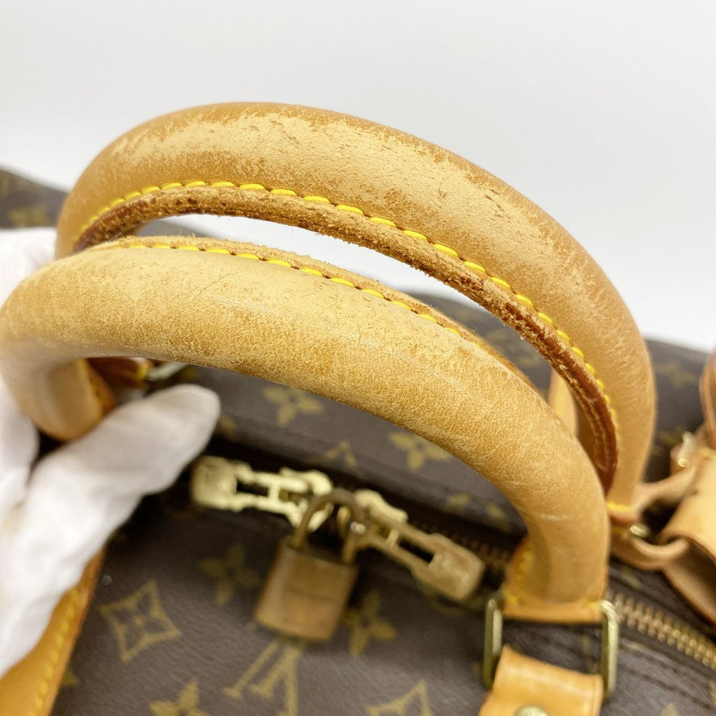 Louis Vuitton Boston Bag Monogram Keepall Bandouliere 55 Brown — view 7