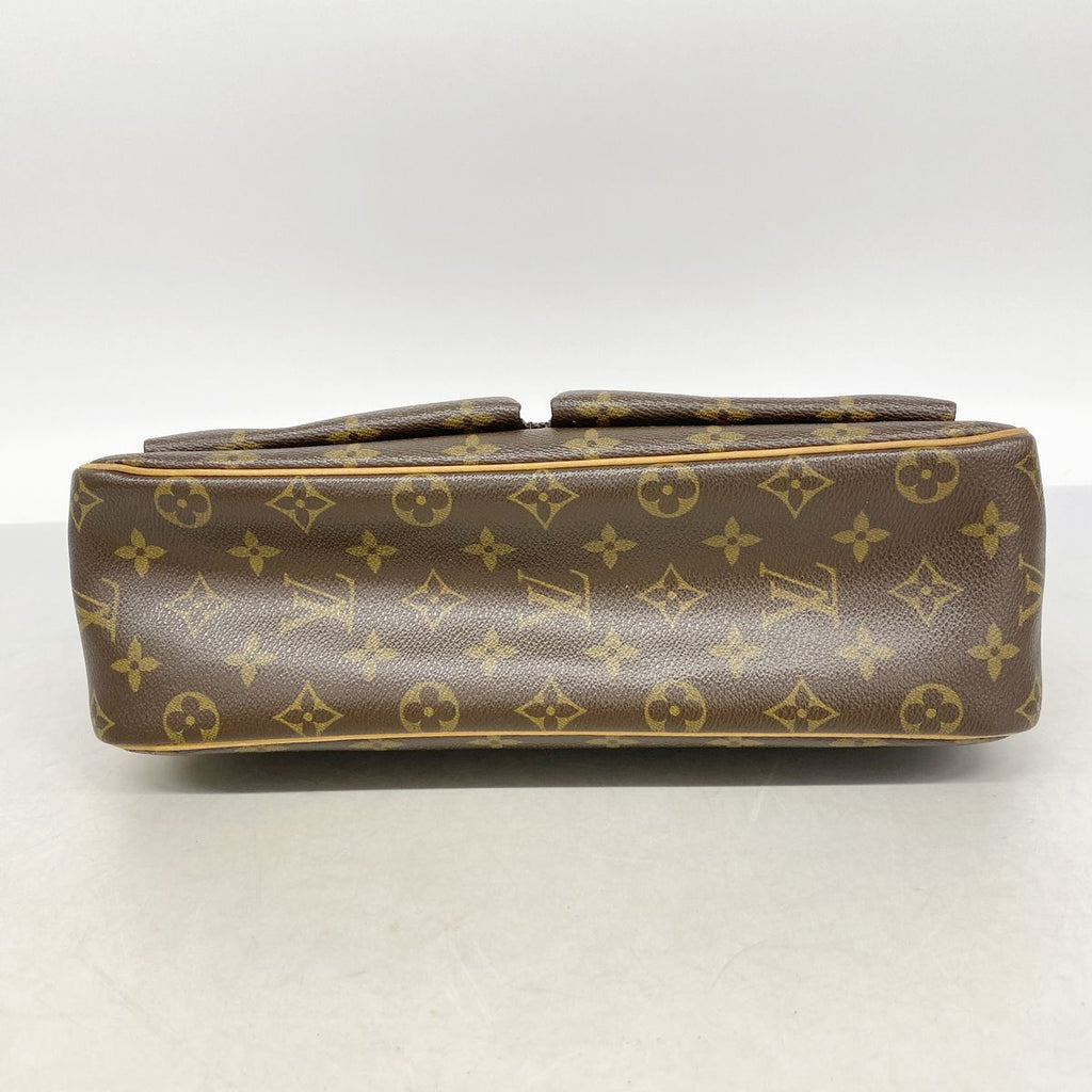 Louis Vuitton Shoulder Bag Monogram Viva-Cite GM Brown — view 3
