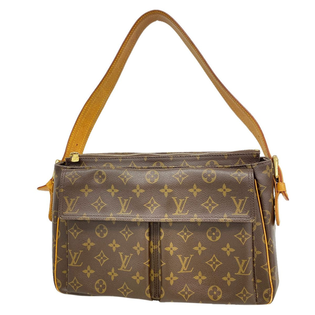 Louis Vuitton Shoulder Bag Monogram Viva-Cite GM Brown