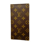 Louis Vuitton Long Billfold Monogram Porte Valeurs Cartes Credit Brown Wallet