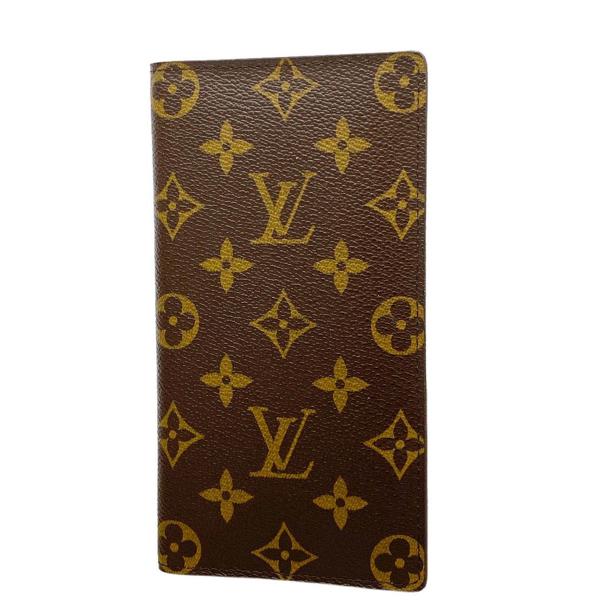 Louis Vuitton Long Billfold Monogram Porte Valeurs Cartes Credit Brown Wallet