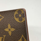 Louis Vuitton Long Billfold Monogram Porte Valeurs Cartes Credit Brown Wallet — view 5