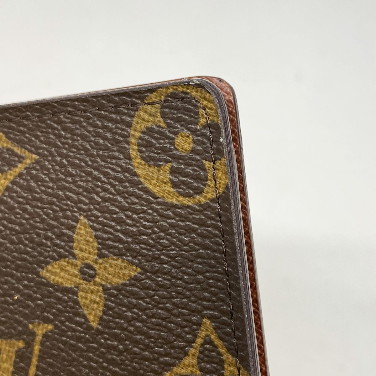 Louis Vuitton Long Billfold Monogram Porte Valeurs Cartes Credit Brown Wallet — view 5