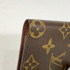Louis Vuitton Long Billfold Monogram Porte Valeurs Cartes Credit Brown Wallet — view 6