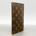 Louis Vuitton Long Billfold Monogram Porte Valeurs Cartes Credit Brown Wallet — view 2