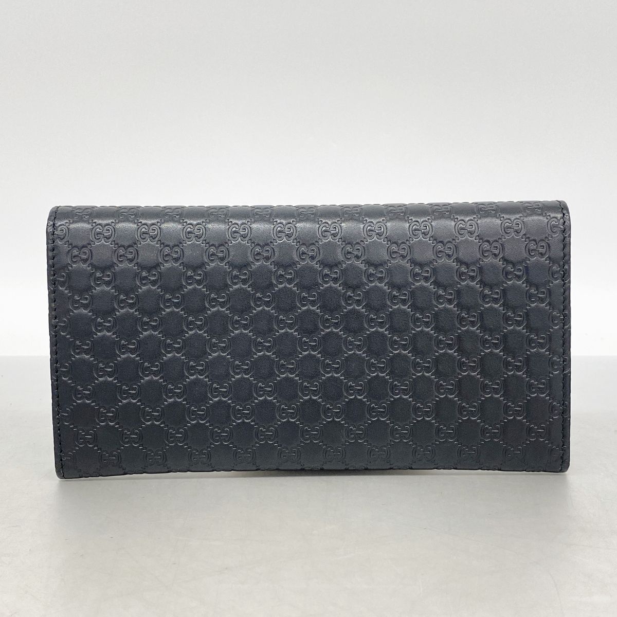 Gucci Wallet Micro Guccissima Leather Black Champagne Gold — view 8