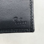 Gucci Wallet Micro Guccissima Leather Black Champagne Gold — view 4