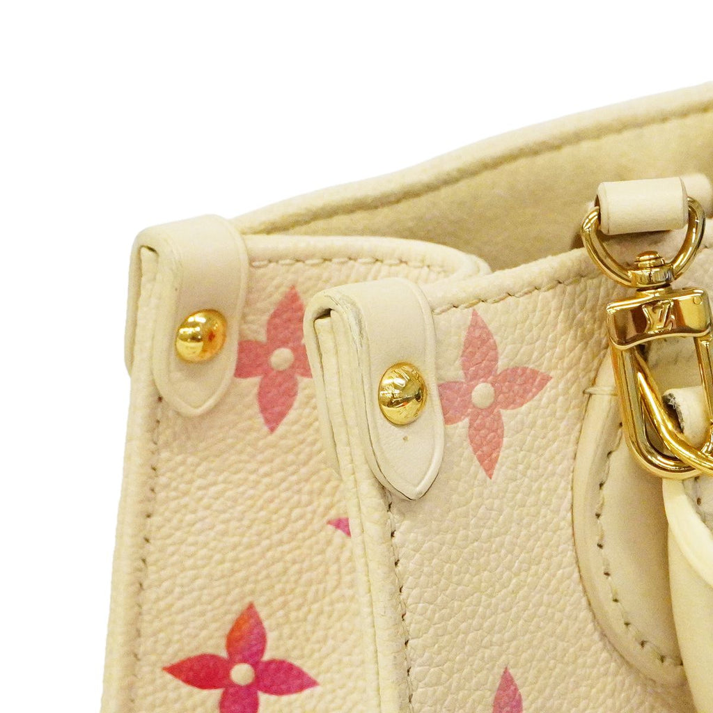 Louis Vuitton Handbag Monogram Empreinte On The Go BB Sunrise Aquarelle 2-Way — view 7