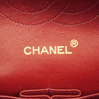 Chanel Shoulder Bag Quilted Lambskin Black Gold — view 5
