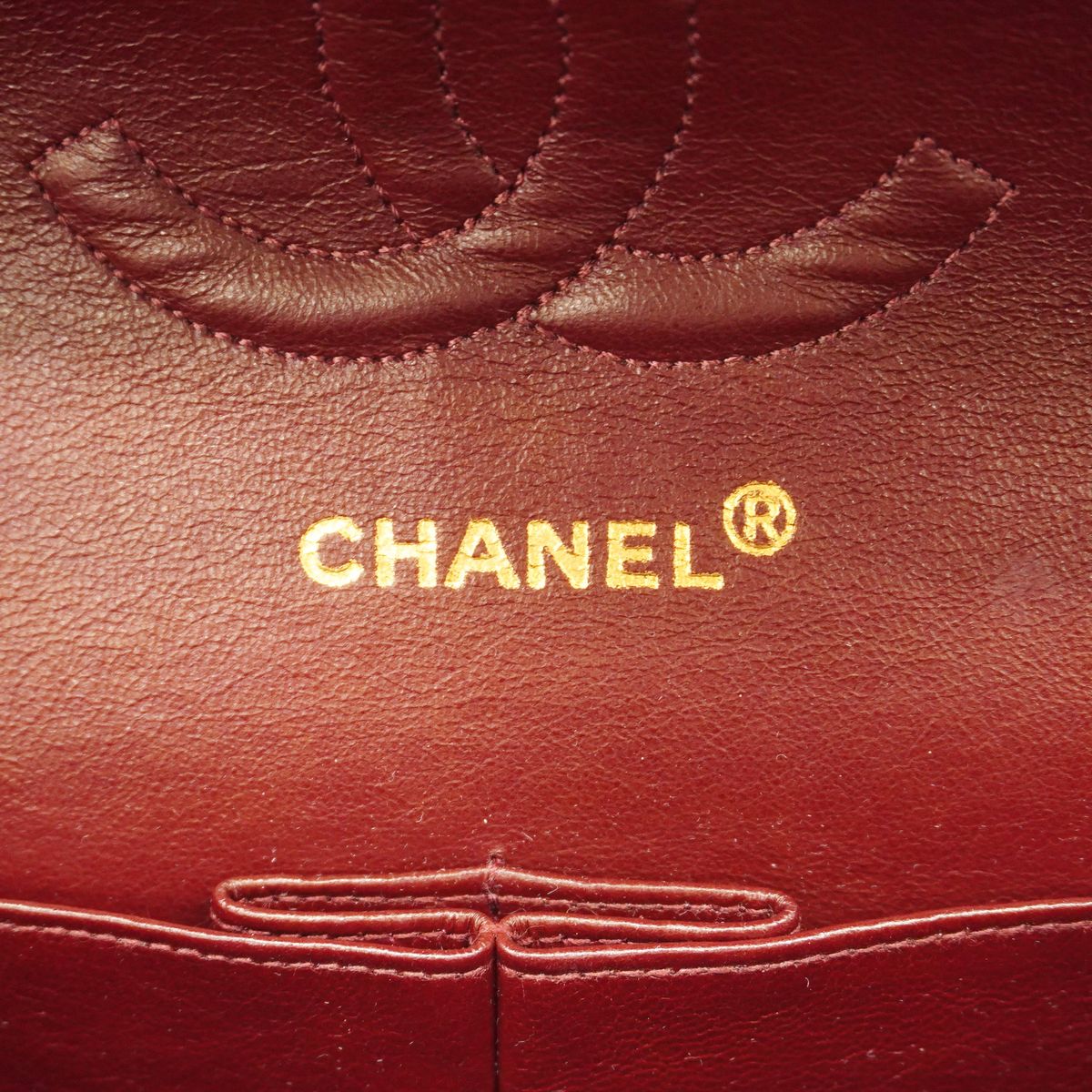 Chanel Shoulder Bag Quilted Lambskin Black Gold — view 5