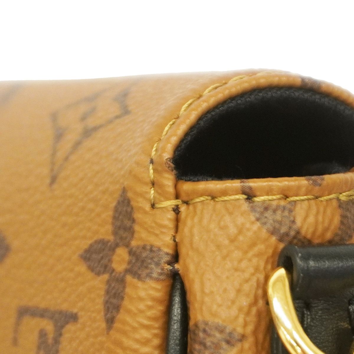 Louis Vuitton Handbag Monogram Reverse Wallet on Chain Ivy Brown 2-Way — view 6