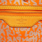 Louis Vuitton Tote Bag Monogram Graffiti Neverfull GM Orange — view 5