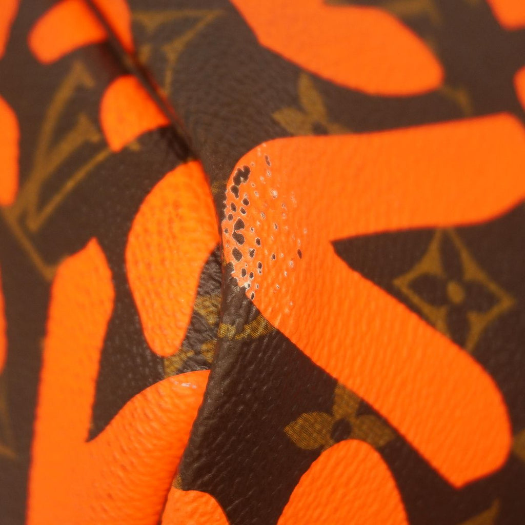 Louis Vuitton Tote Bag Monogram Graffiti Neverfull GM Orange — view 6