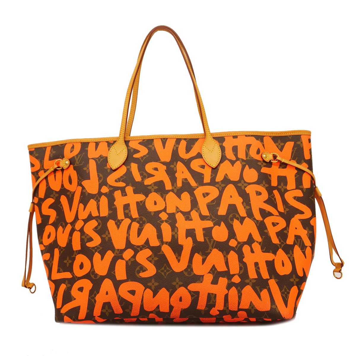 Louis Vuitton Tote Bag Monogram Graffiti Neverfull GM Orange
