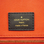 Louis Vuitton Tote Bag Monogram Giant Reverse On The Go MM Brown 2-Way — view 5