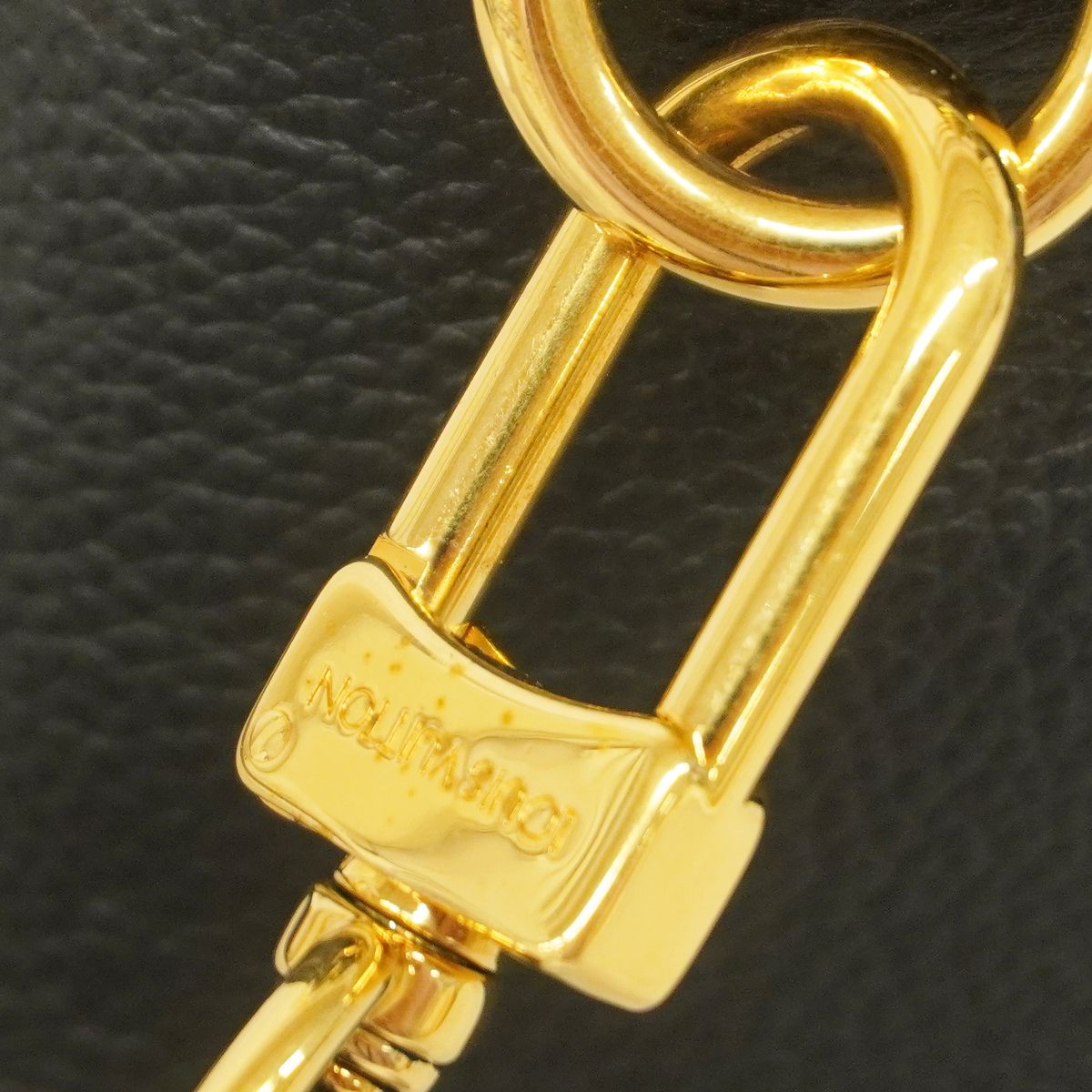 Louis Vuitton Shoulder Bag Monogram Empreinte Ponthu PM Noir 2-Way — view 8