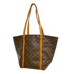 Louis Vuitton Tote Bag Monogram Sac Shopping Brown