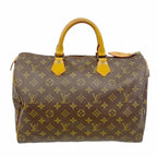 Louis Vuitton Handbag Monogram Speedy 35 Brown