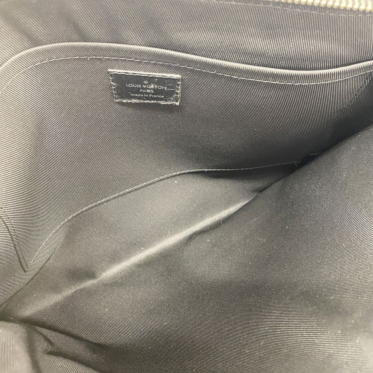 Louis Vuitton Clutch Monogram Macassar Pochette Discovery Brown Black — view 4