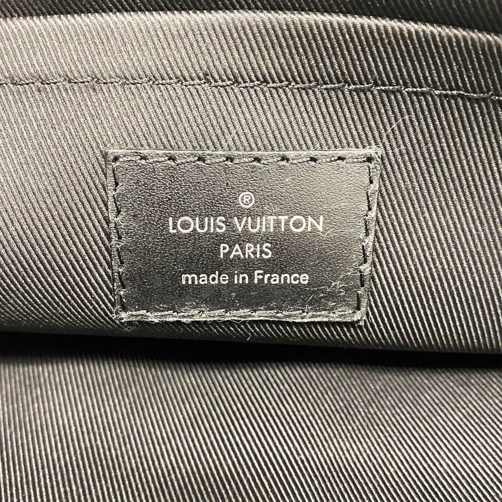 Louis Vuitton Clutch Monogram Macassar Pochette Discovery Brown Black — view 5