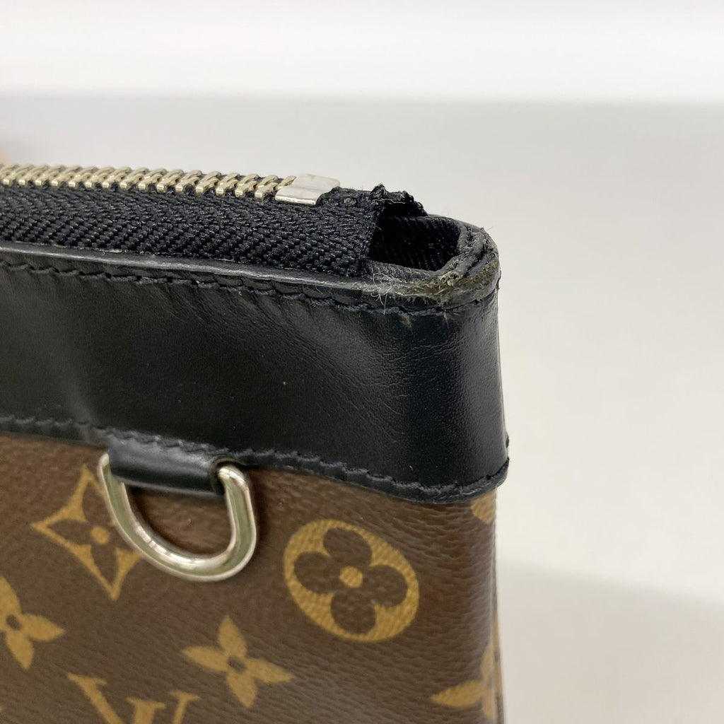 Louis Vuitton Clutch Monogram Macassar Pochette Discovery Brown Black — view 7