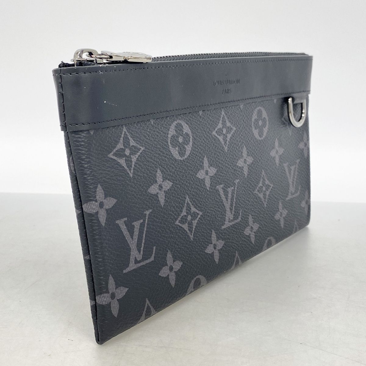 Louis Vuitton Pouch Monogram Eclipse Pochette Discovery PM Black — view 2