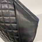 Chanel Tote Bag Cambon Lambskin Black Silver — view 7