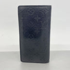 Louis Vuitton Wallet Monogram Shadow Portefeuille Brazza Black — view 6