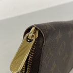 Louis Vuitton Wallet Monogram Zippy Brown Fuchsia — view 7