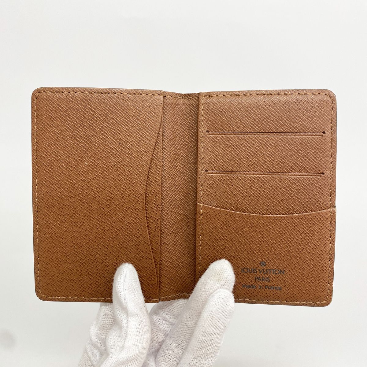 Louis Vuitton Card Case Monogram Pocket Organizer Brown — view 3
