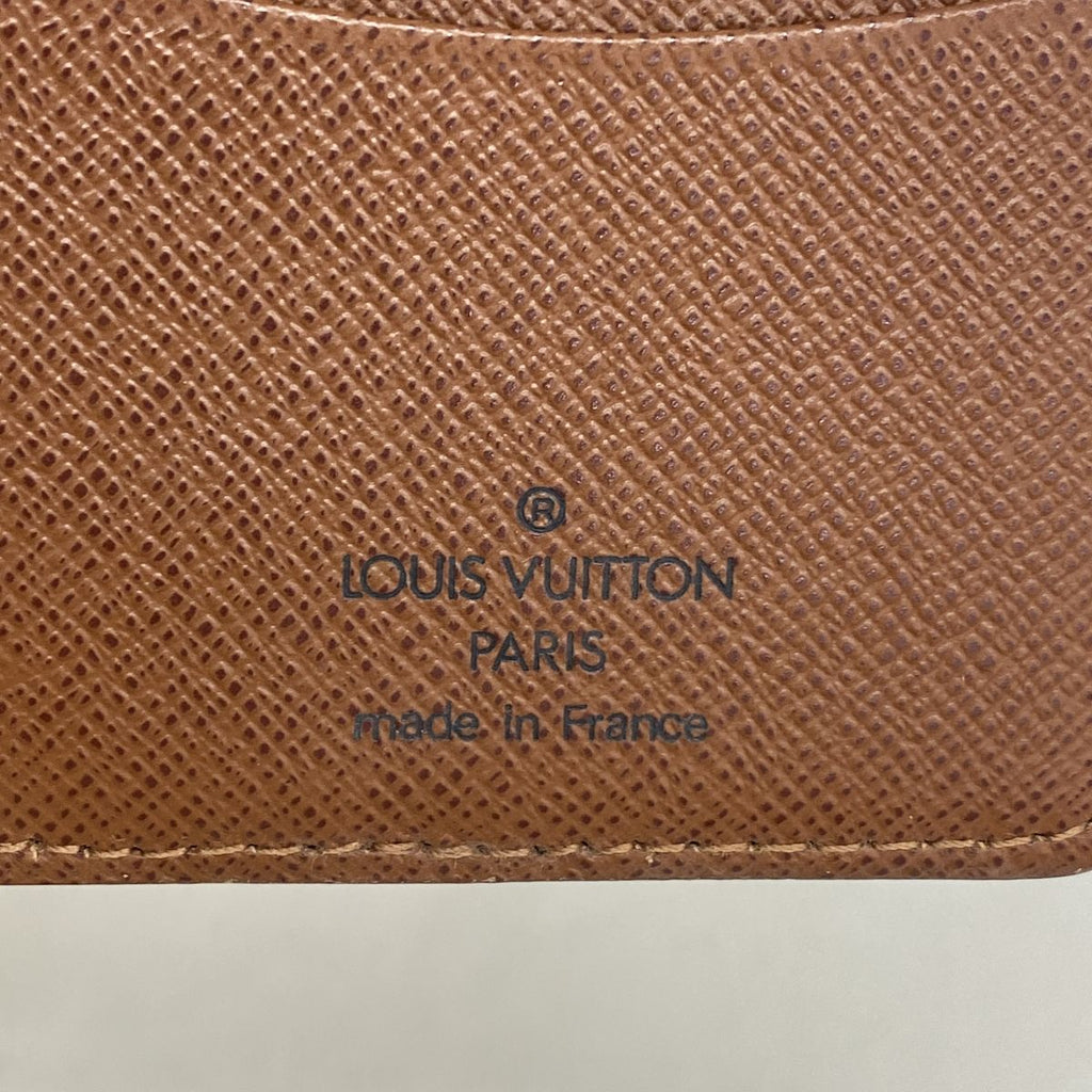 Louis Vuitton Card Case Monogram Pocket Organizer Brown — view 4
