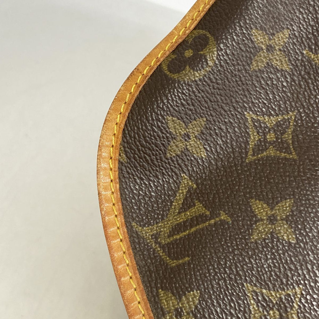 Louis Vuitton Shoulder Bag Monogram Saumur 35 Brown — view 7