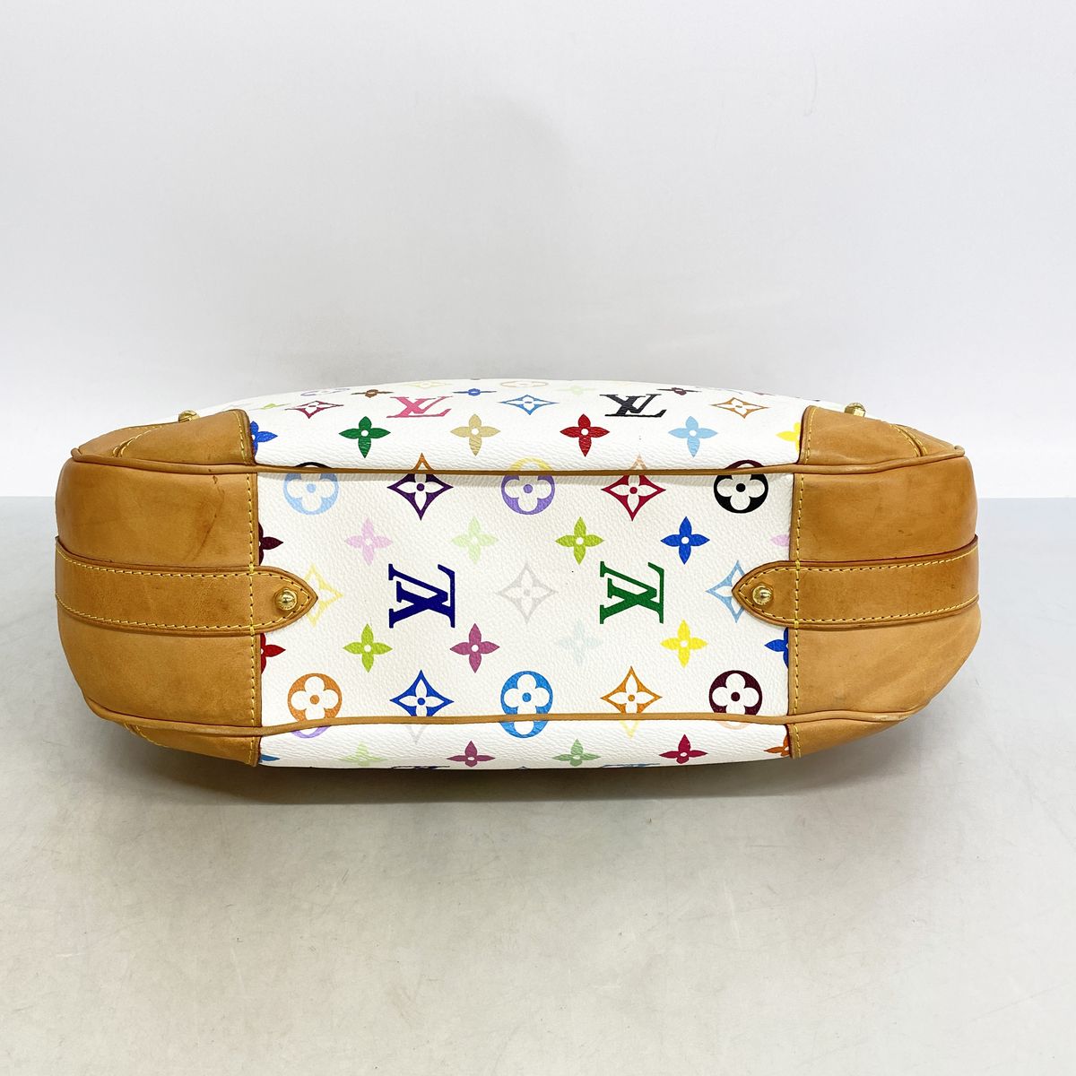 Louis Vuitton Shoulder Bag Monogram Multicolor Greta Blanc — view 3