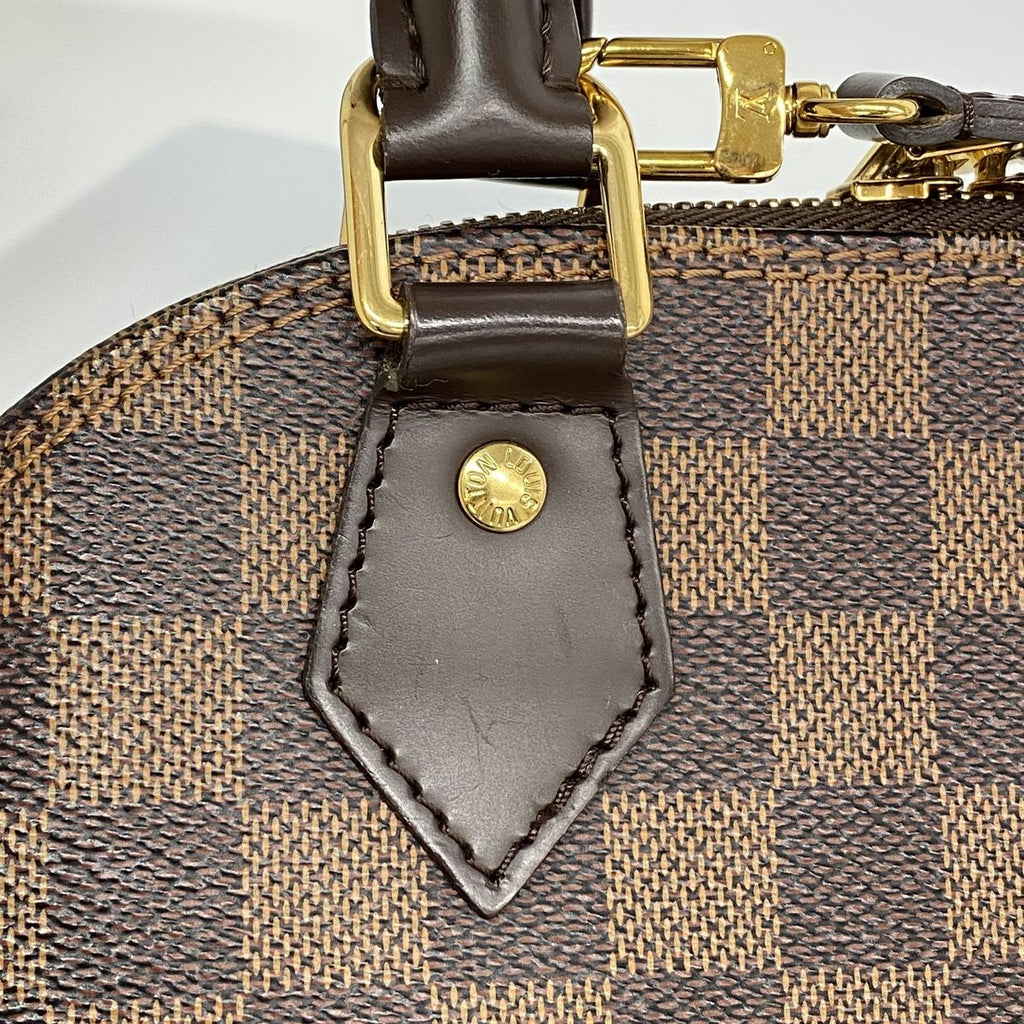 Louis Vuitton Handbag Damier Alma BB Ebene 2-Way Bag — view 8