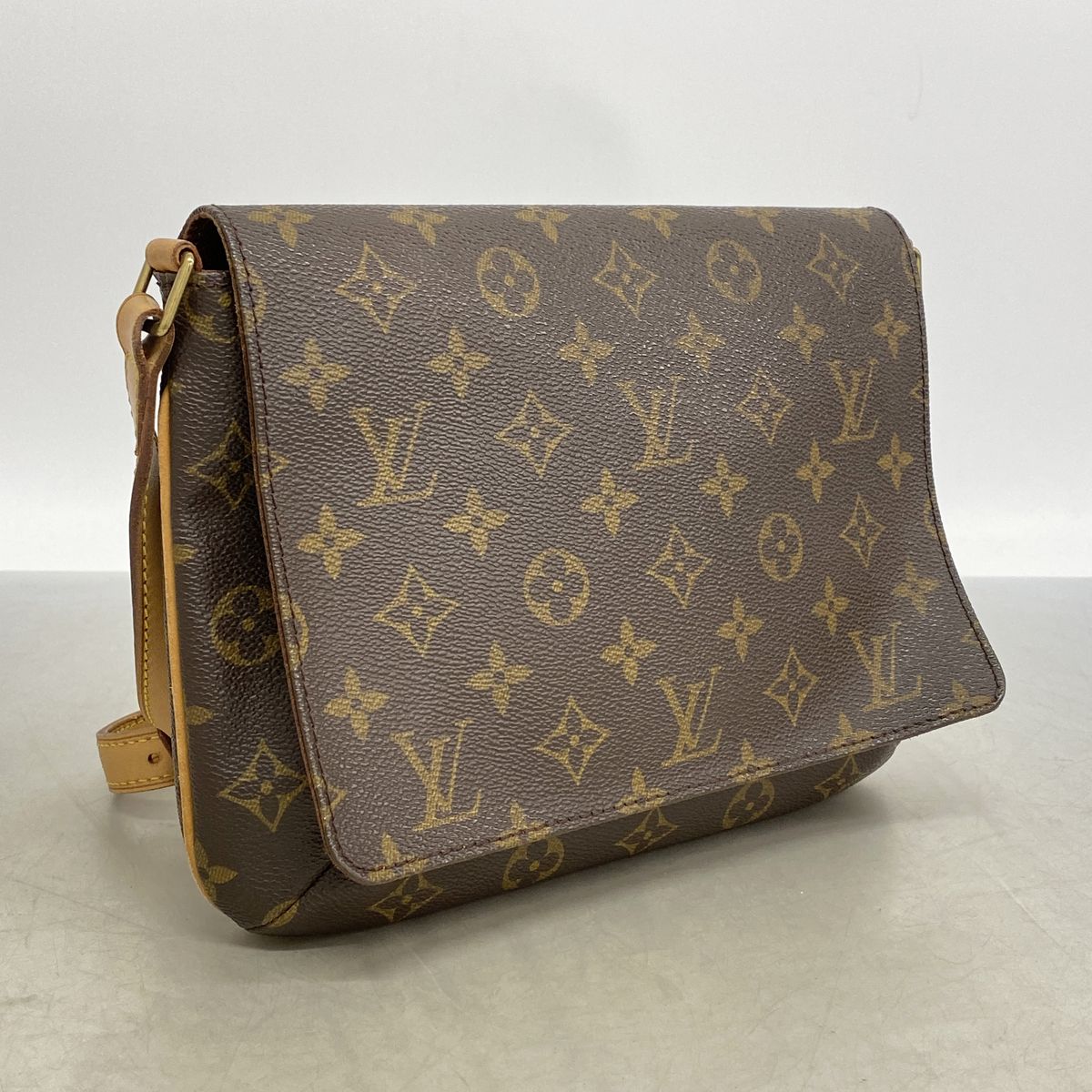 Louis Vuitton Shoulder Bag Monogram Musette Tango Short Strap Brown — view 2